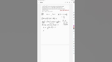 @Dumdar Maths Let a and b be two unit vectors such that the angle between them is π/3. 