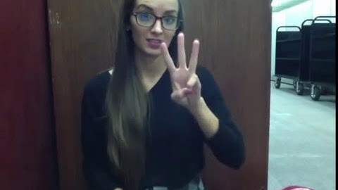 ASL 1 Expressive Quiz #3