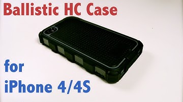 Ballistic HC Case for iPhone 4/4S: Better than the Otterbox Defender?