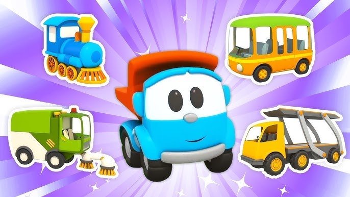 🔵Feliz Natal, Léo o caminhão! Coleção de desenhos animados de carros.  Animação infantil 