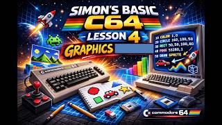 Simon's Basic C64 Tutorial Graphics Commands  - Lesson 4 - HIRES, MULTI, PLOT