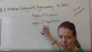 Geometry 8 5 Problem Solving with Trigonometry