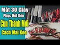 Hồi Phục Kéo Cắt Chỉ Cực Sắt Sau 30 Giây | Cách Mài Dao Mài Kéo | Cách Mài Kéo | #nganhmaymac