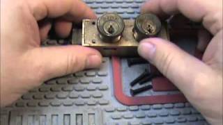 Yale 6230 Safe Deposit Lock Picked and Gutted