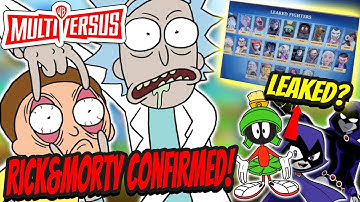 ✅ Rick & Morty CONFIRMED In Multiversus! ✅