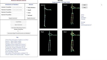 Kinect Server Application - Skeleton example 2