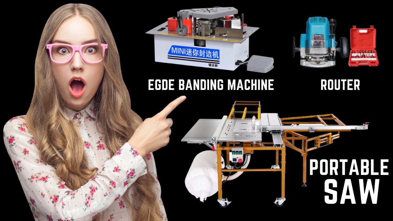 Multi-Functional Woodworking Machine || Sliding & Portable Table Saw  