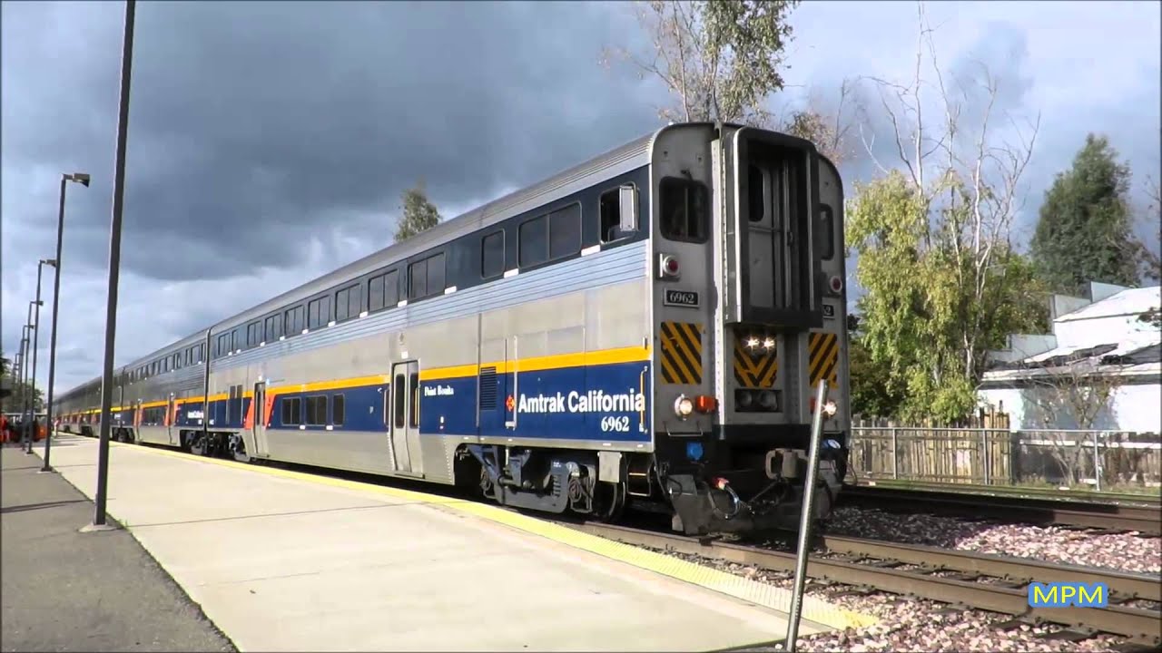 Merced Train System Amtrak Merced Station, CA 11/25/2015 - YouTube