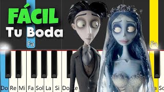 Tu Boda - Oscar Maydon x Fuerza Regida - TUTORIAL PARA PIANO FÁCIL