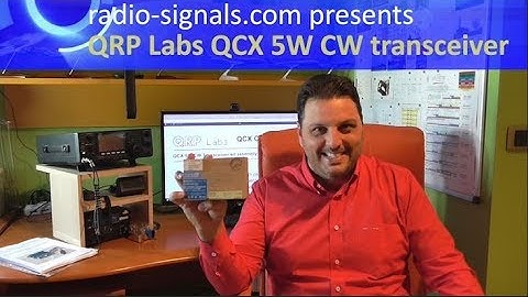QRP Labs QCX 5W RTX Transceiver by Hans Summers