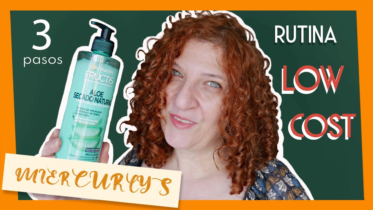 MIERCURLYS 📅 ] Rutina LOW COST |Probando crema sin aclarado Fructis aloe  vera 🌿 3 productos - YouTube