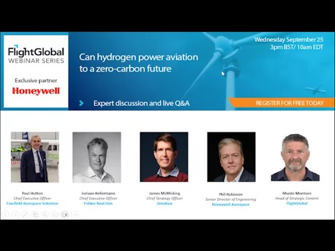 FlightGlobal Webinar - Can hydrogen power aviation to a zero-carbon future 25-09-2024 - video from Flightglobal
