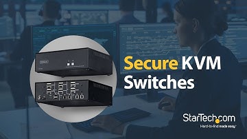 NIAP-certified Secure KVM Switches from StarTech.com