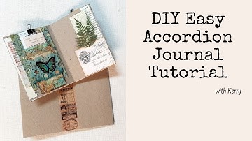 DIY Accordion Journal Tutorial with Kerry