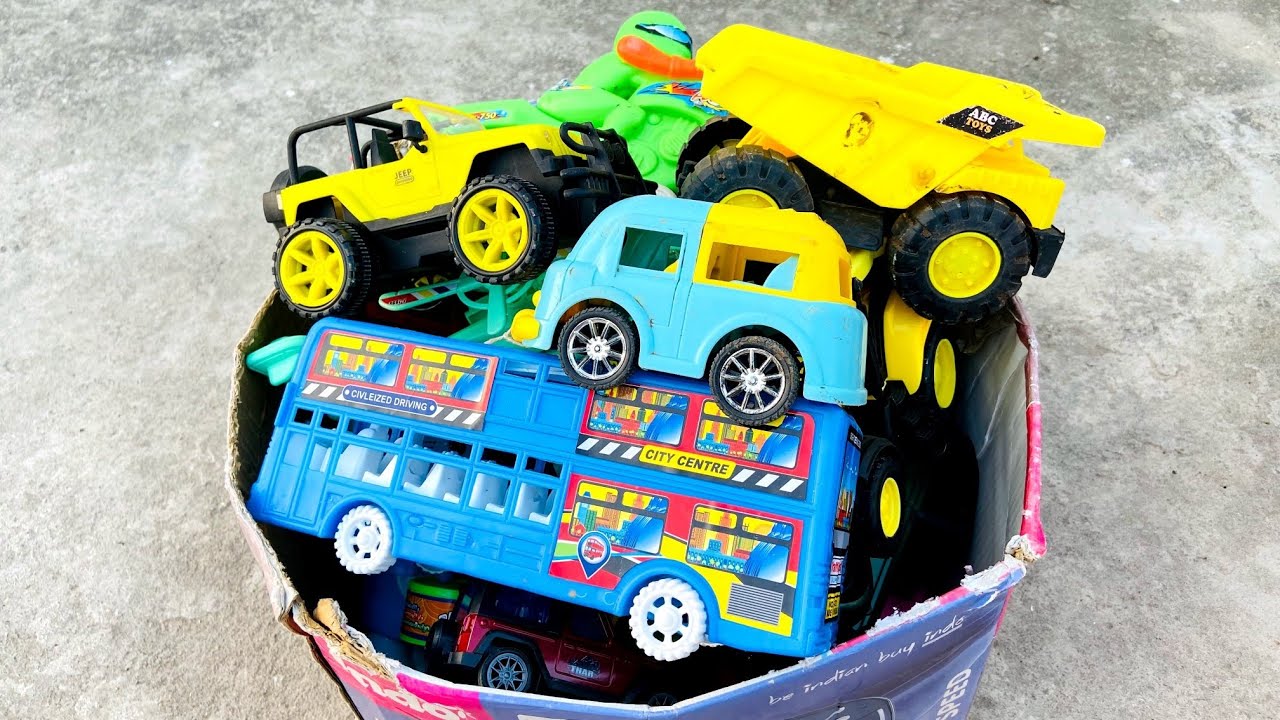 डब्बे मे खिलौना वाला गाड़ी | Cartoon video | Kids Toy | Car Gadi Bus Gadi Truck Gadi Tector 
