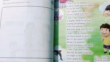 "I wish" poem reading & question answers for class 2 by 💁English class online studies