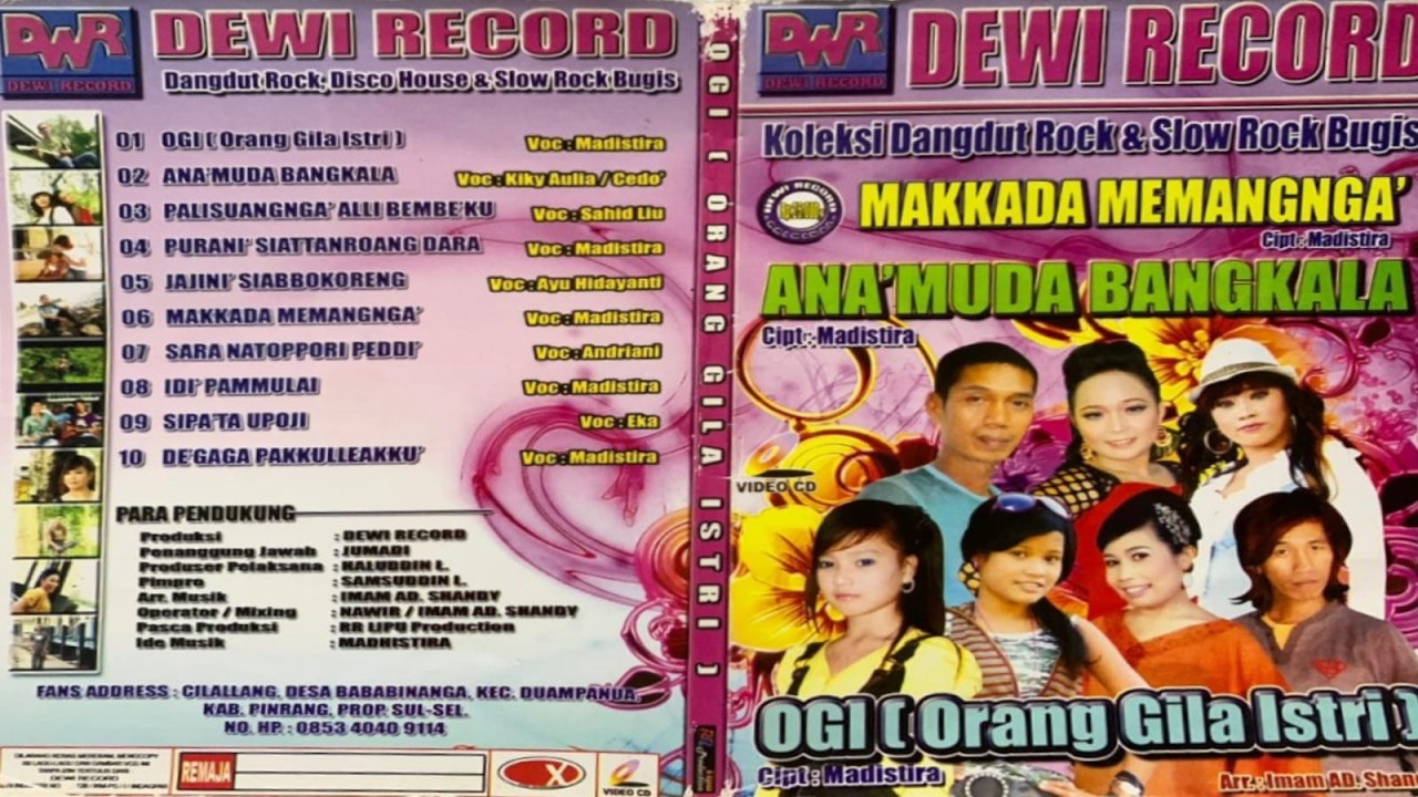 Karaoke Vcd Album Koleksi Dangdut Rock,Disco House & Slow Rock Bugis (Full Album)
