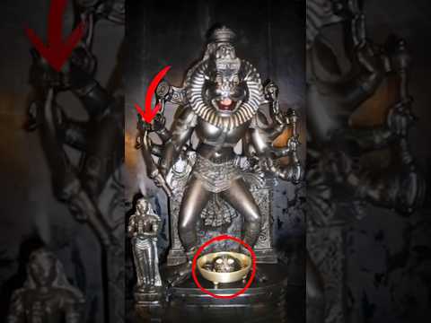 How is it possible?🤯😱 #shorts #ancient #temple #hindu #god #narasimha #ytshorts #trending #mystery