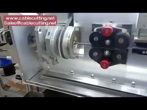 0.64-4.0mm Electric Coaxial Cable Cutting and Stripping Machine, Touch Screen Cutter Stripper