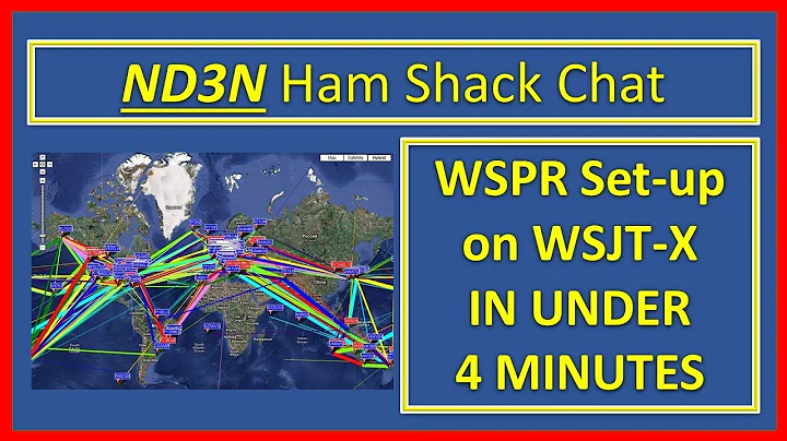 Ham Radio: WSPR Set-Up on WSJT-X - In Under 4 Minutes #WSPR mode #WSJT-X