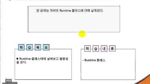 [안드로이드 자바,java programming 무료 동영상 교육 소프트캠퍼스]50강 java Runtime class