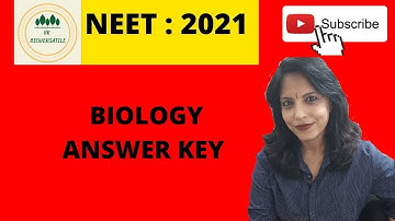 NEET BIOLOGY ANSWER KEY 2021 #neet #2021 #biology #answerkey #septemberneet2021
