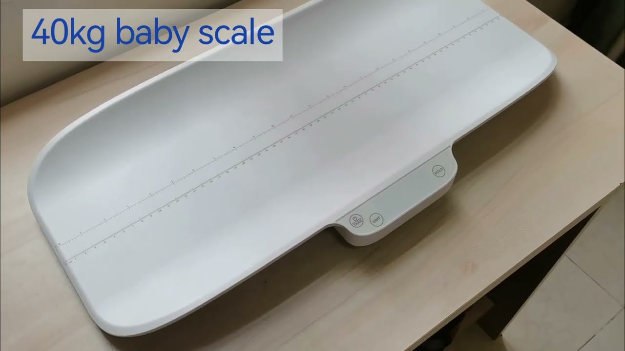 J&R 40Kg Baby Scale with Height Measurement, Auto Hold, Weigh Baby and Small Pets
