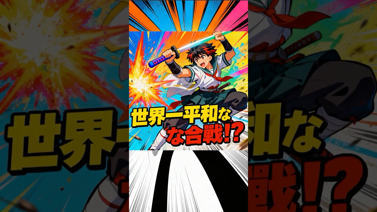 【まさか】学園祭でチャンバラ合戦⁉️世界一平和な戦い🔥 #shorts #学園祭 #文化祭