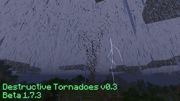 Minecraft Destructive Tornadoes mod v0.3 (Beta 1.7.3)