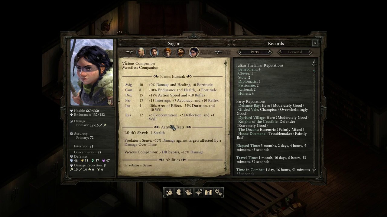 Casuality spielt Pillars of Eternity 11 NPCEntwicklung (Hiravias, Kana, Mother, Sagani