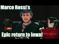 Marco Rossi’s 1st game back in Iowa and it was EPIC! @crashthenet0073