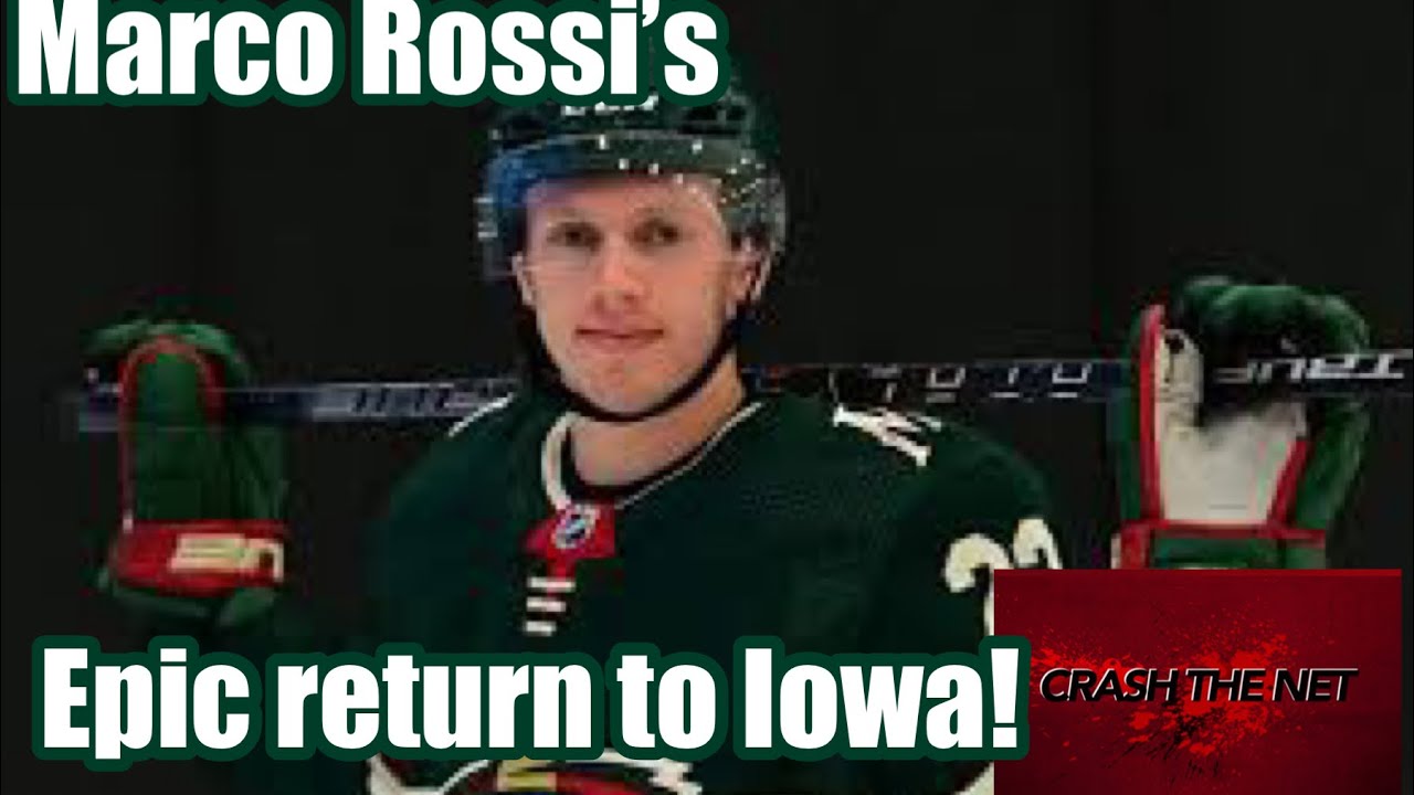 Marco Rossi’s 1st game back in Iowa and it was EPIC! 