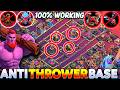ANTI THROWER TH18 INSANE BASE LINK | AFTER UPDATE TH18 BEST WAR BASE &amp; CWL BASE WITH COPY LINK