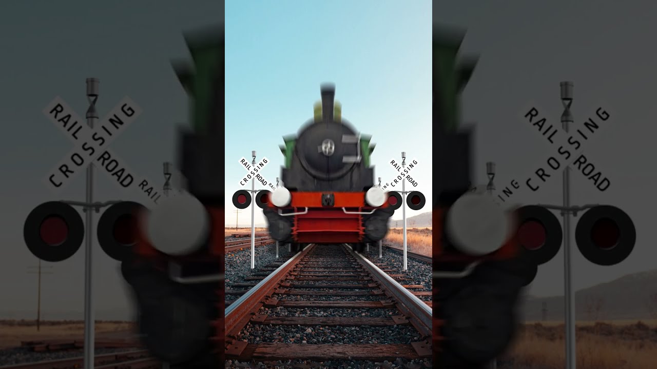 【踏切アニメ】ふみきりカンカンとUFO Railroad rossing kareta api रेल उड़न तश्तरी 