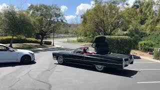 Cadillac Maaaan in the ‘67 Cadillac DeVille Convertible 67 Cadillac Deville Driving