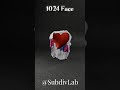 This cloth reveals a heart perfectly  #satisfying #blender #blendercloth #physics