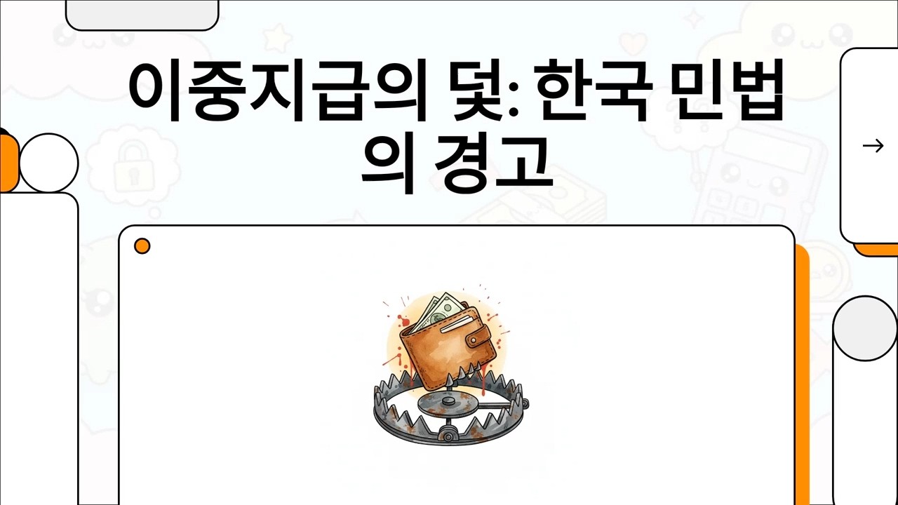 Day29. 이중지급의 덫  한국 민법의 경고