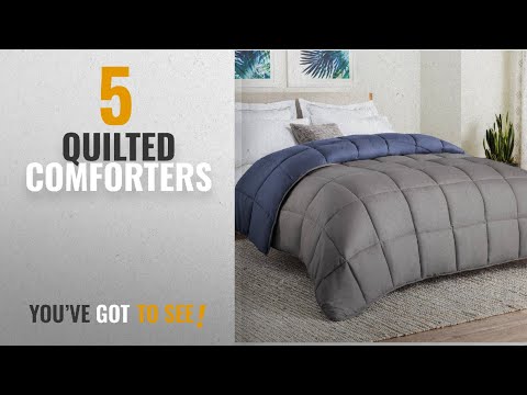 top-10-quilted-comforters-[2018]:-linenspa-all-season-reversible-down-alternative-quilted