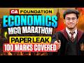 Economics PAPER LEAKED MARATHON 100 Marks confirmed | ICAI CA Foundation May 2026 | Aditya Shivhare