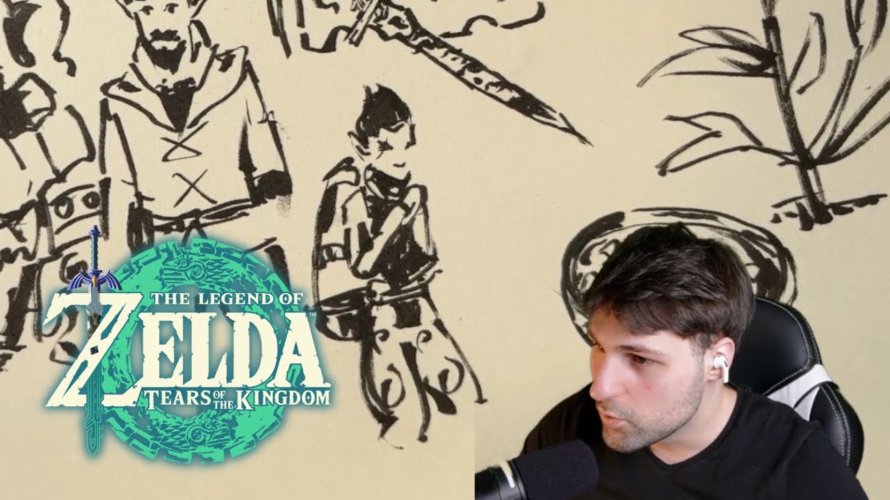 Je dessine d'observation dans Zelda:TOTK ! (Dessine Ton Jeu)