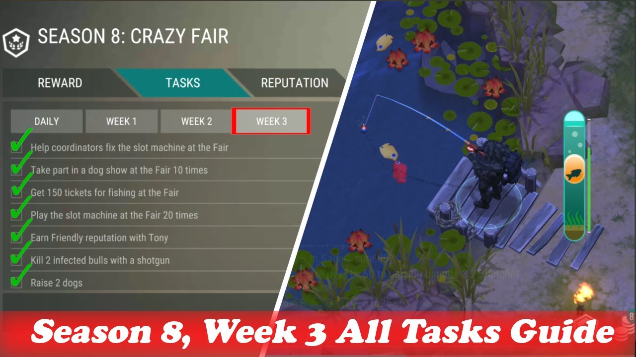 Season 8, Week 3 All Tasks Guide | Last Day On Earth Survival