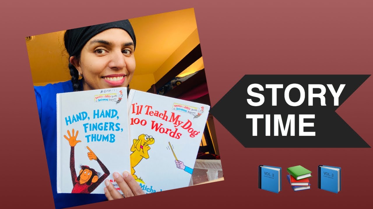 STORY TIME FOR KIDS!!! READ ALOUD- Hand , Hand, Fingers, Thumb & I'll Teach My Dog 100 Words