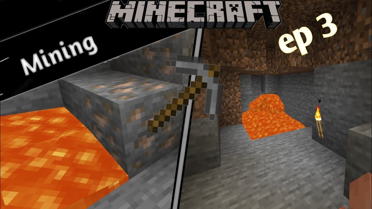 I go in mining in Minecraft Survival ️ ️ ️series ep 3 :MR.AADITYA - YouTube