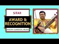 Sitar Artist Ramprapanna Bhattacharya receives PT A KANAN MEMORIAL AWARD | Kolkata Sep 2018