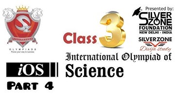 #NSO #NATIONAL SCIENCE #OLYMPIAD CLASS 3 |  PREVIOUS YEAR QUESTION & ANSWERS