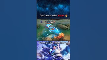Ruby 2 VS 1 🔥 #outplay #mlbb #ruby