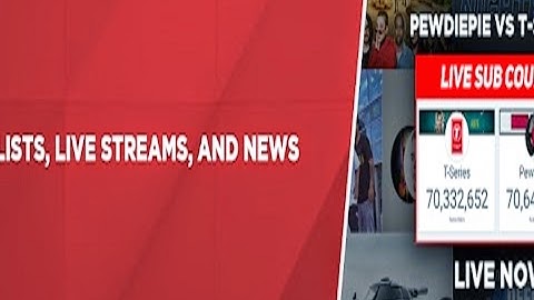 PEWDIEPIE VS T - SERIES LIVE SUB COUNT: CELEBRATING 100 MILLION