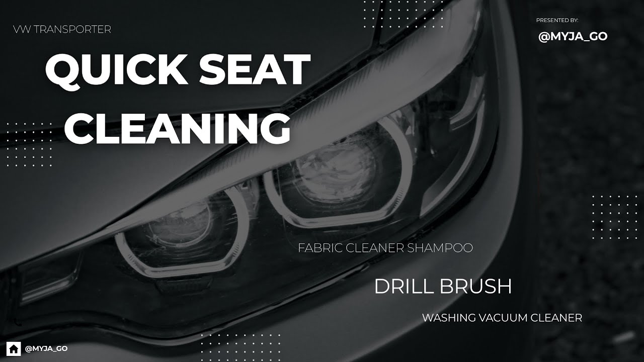 Quick seats cleaning VW Transporter