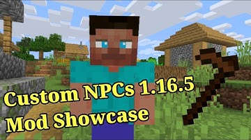 Minecraft | Custom NPCs 1.16.5 Mod (Showcase & Tutorial)