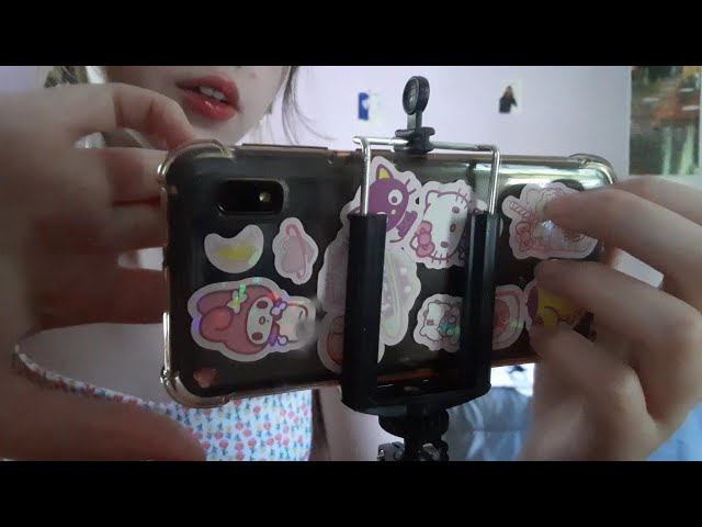 ASMR phone camera tapping (no talking) lofi ☁️
